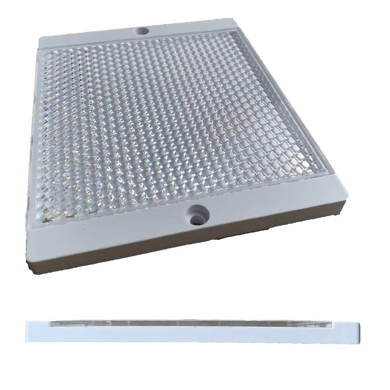 [Australia - AusPower] - PC Plastic Reflector for Photoelectric Sensors - 100mm x 100mm, Suitable for Infrared and Laser Sensors, Versatile for Home and Road Reflective Warning Effects(1 Pack of 2pcs) 