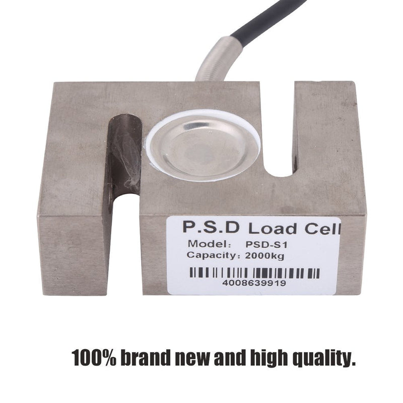 [Australia - AusPower] - Load Cell Sensor Weighing Sensor Portable Weight Sensor Scale Sensor Weighing S Bar Precision 50/100/300/2000 kg for Container Weight High Pressure Weighing Technology (2000 kg) 2000 KG 