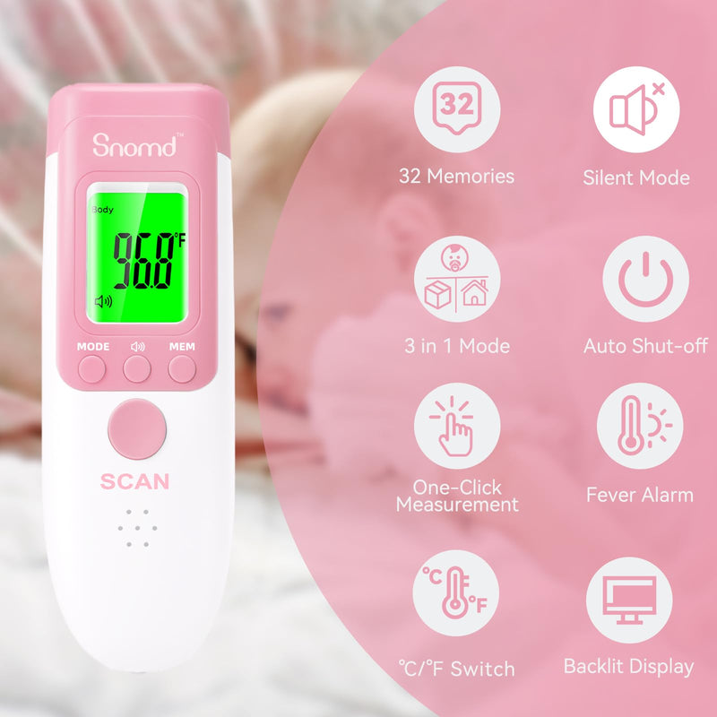 [Australia - AusPower] - [Value Bundle] Snomd Digital Thermometer JXB-301 & Snomd Digital Thermometer for Adults and Kids JXB-183 