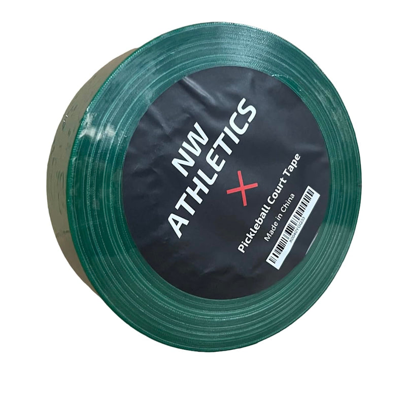 200 Feet Outdoor Pickleball Court Court Tape, Extra Thick Outdoor Sport Court Tape, Make Your Own Pickleball Court, 2 inches Thick Tape, Extra Adhesive, Duct-Tape-Thickness, Durable Green
