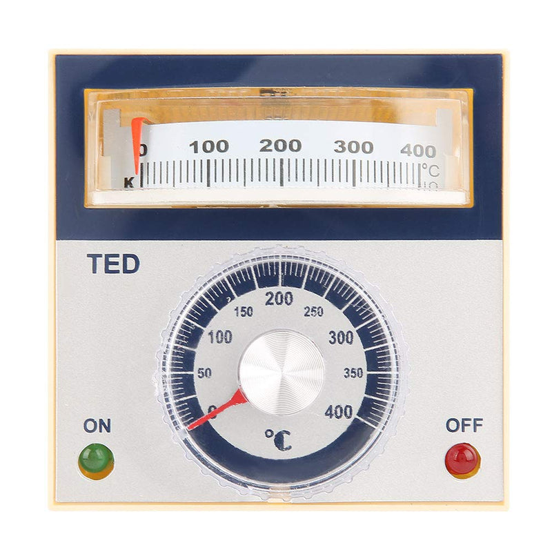 [Australia - AusPower] - 0-400℃ 220V AC K Type Temperature Controller TED-2001 Pointer Thermostat 