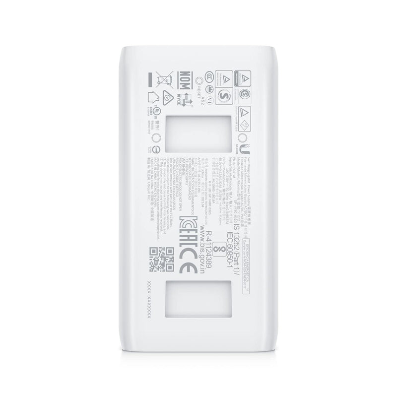 Ubiquiti 802.3af PoE Injector Gigabit 802.3af max. 48V 0.5A, U-POE-AF (Gigabit 802.3af max. 48V 0.5A)