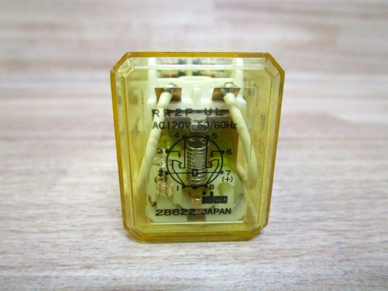 [Australia - AusPower] - IDEC RR2P-ULAC120V 120 VAC Coil, 2 Poles DPDT, 50/60 HZ, 8 PIN Terminal, Power Relay, RR Series, Rugged Industrial 10 AMP, with LED Indicator 