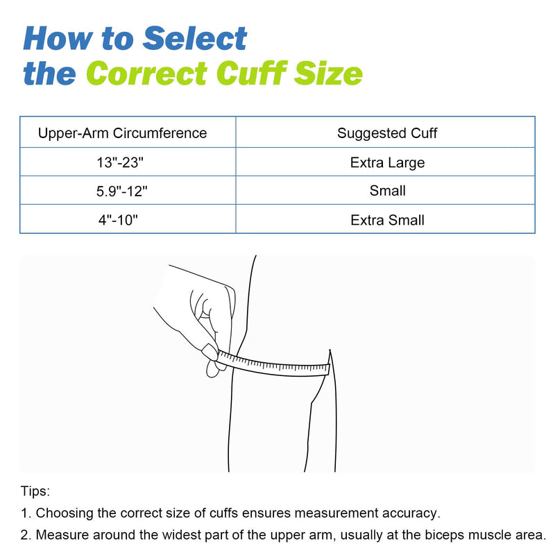 [Australia - AusPower] - ELERA Extra Large Blood Pressure Cuff (9"-24" | 22-60cm) - XL Replacement BP Cuff for Big Arms, Compatible with Most BP Monitors, Adult Cuff Only - 6 Connectors XXL + Dark Gray 
