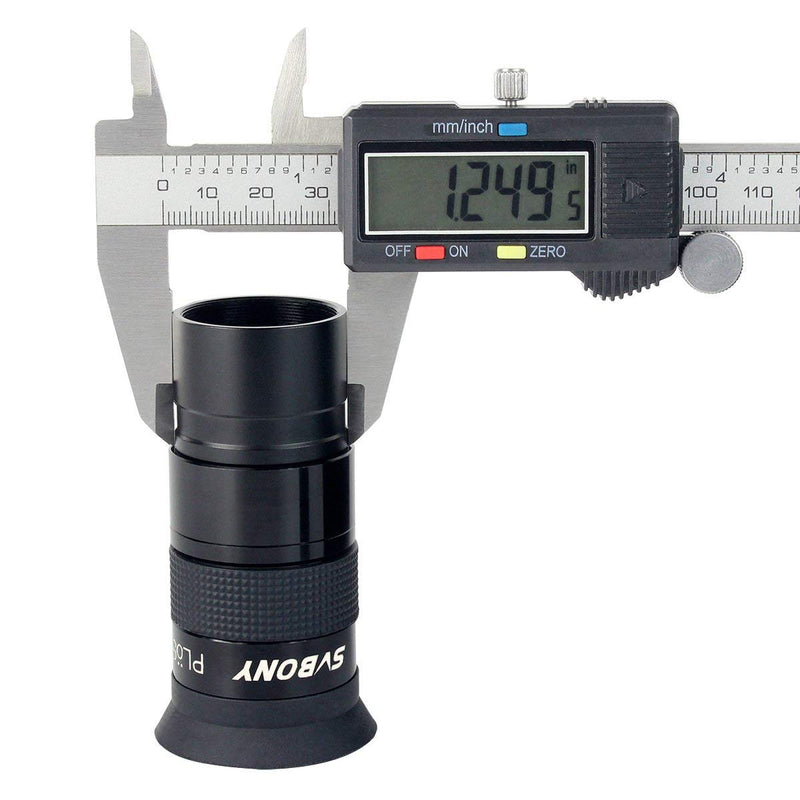 [Australia - AusPower] - SVBONY Telescope Eyepiece 40mm 1.25 inches Plossl Telescope Lens Fully Multi Green Coated Metal 40 Degree Apparent Field 4 Element Telescope Accessory for Astronomy Telescope 