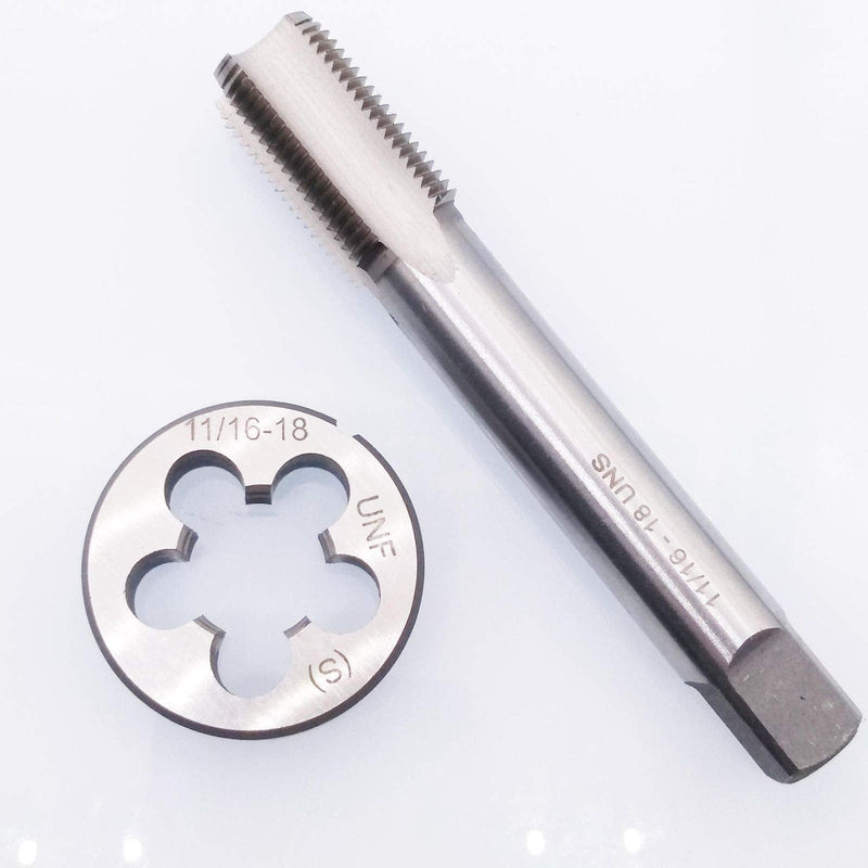 HSS 11/16-18 UNS Tap and 11/16-18 UNF Die Right Hand