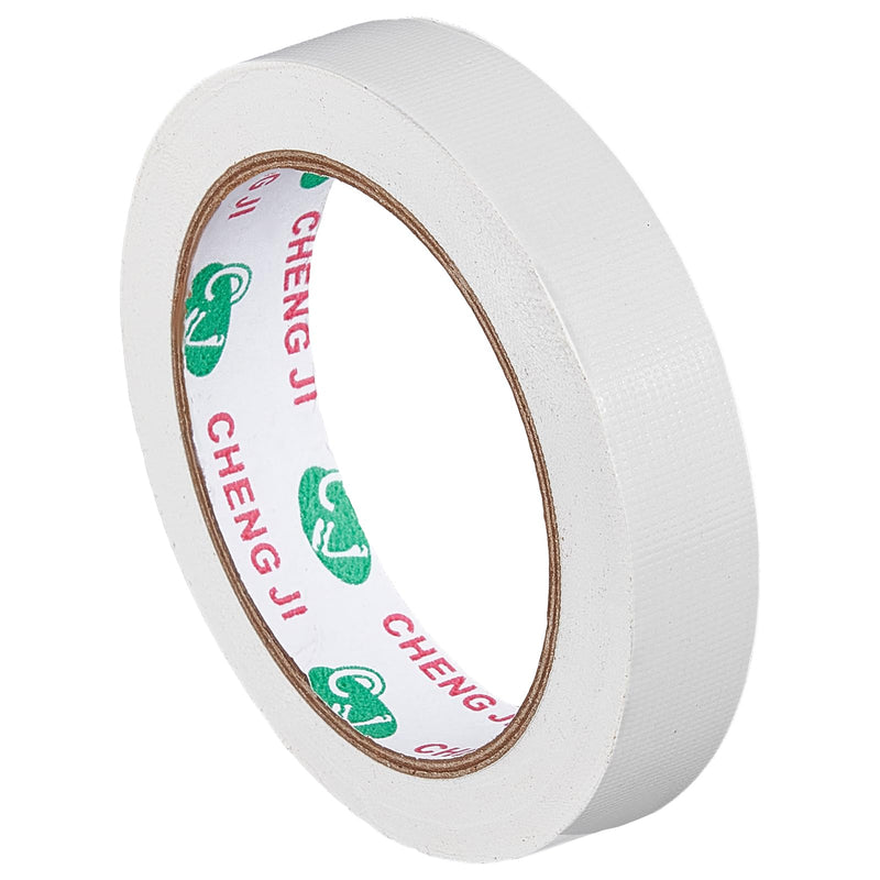GORGECRAFT 22 Yards x 3/4 Inch Bookbinding Repair Tape White Fabric Tape Adhesive Duct Tape Safe Cloth Library Book Seam Sealing Craft Tape for Bookbinders Hinging Sofa Cord Cable Webbing Repair 3/4 Inch x 65.6ft