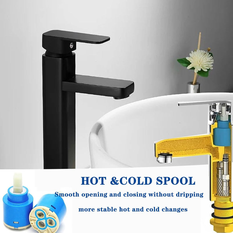 [Australia - AusPower] - Ceramic Cartridge 35 mm, Fittings Replacement Parts Cartridge, Mixer Tap Cartridge, Ceramic Tap Cartridge, Inner Tap Cartridge for Tap Bathroom, Kitchen Tap (Blue) Blue 