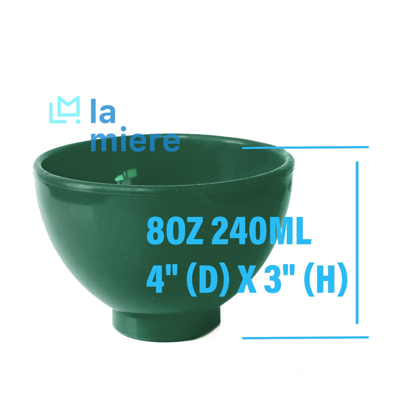 [Australia - AusPower] - Autoclavable 2mins Heat at 135°C (275°F), Silicone Flexible Dental Mixing Bowl, Mixing Plasters- Medium 4“ (d) x 3" (h) 240 ml/cc, 8oz, Purple 