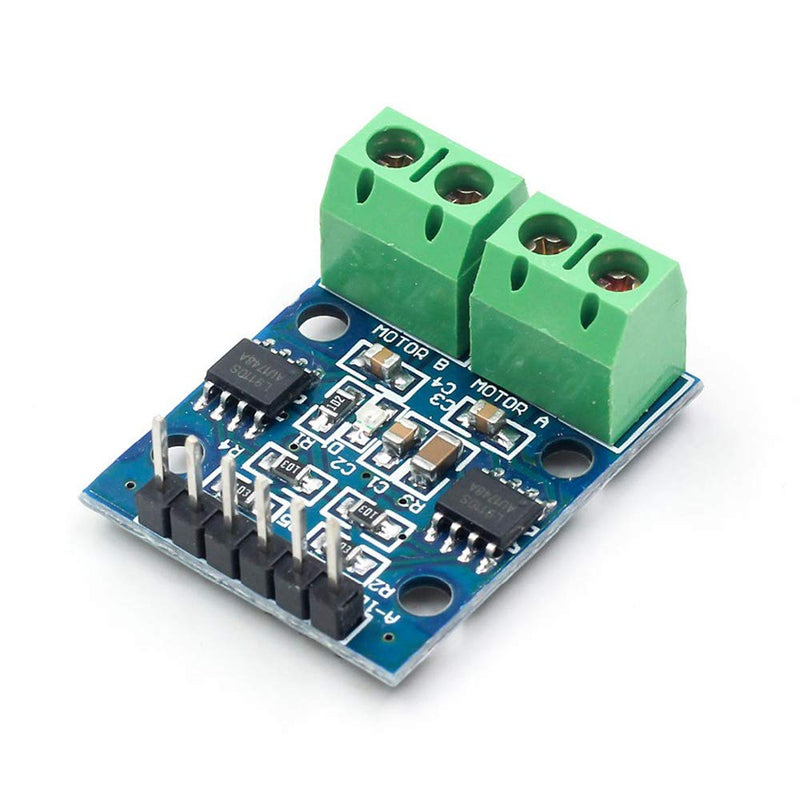 5pcs L9110S DC Stepper Motor Driver Controller Board 2.5-12V H-bridge for Arduino with Dupont Cable Male to Female 30 Pin, 28AWG Wire