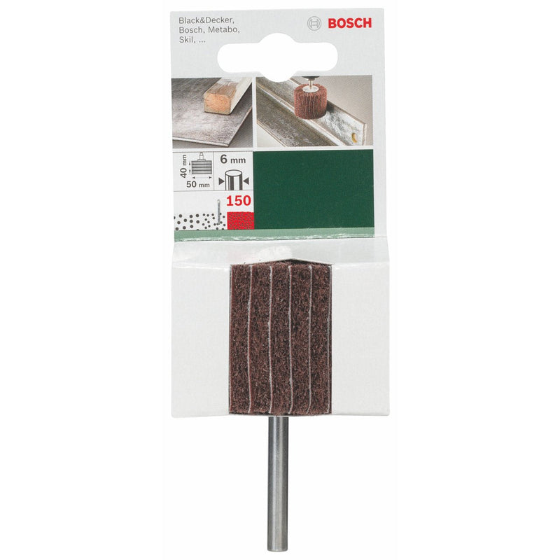[Australia - AusPower] - Bosch 2609256287 50 x 20 mm 150 Grit Flap Wheel (Fleece) 