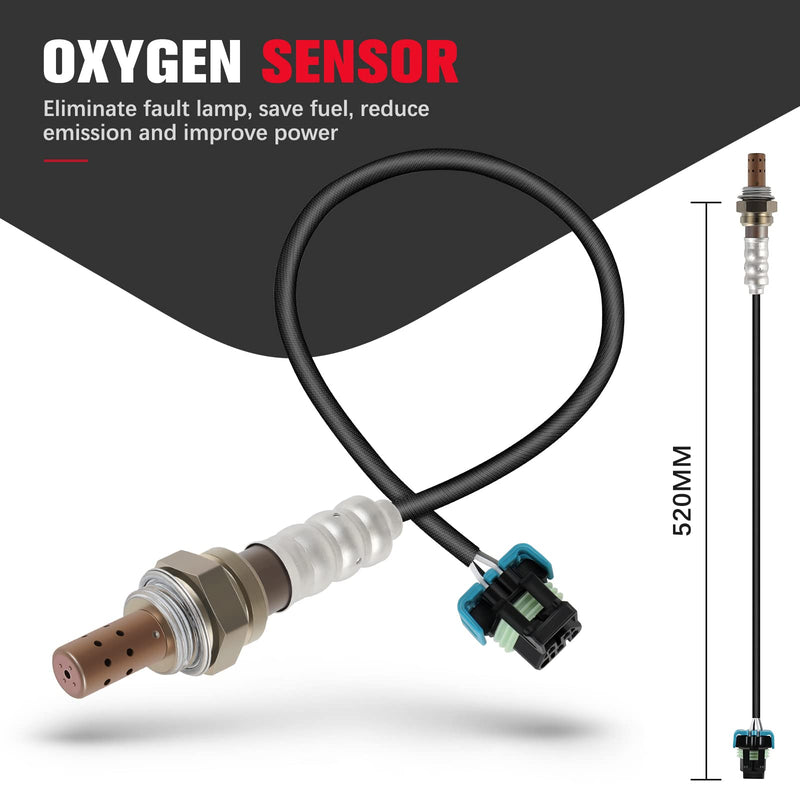 O2 Oxygen Sensor Upstream and Downstream 15282 Compatible with for Buick Verano 2012-2014, for Cadillac Escalade 2003-2006, for Chevrolet Camaro 2010-2015, for Chevrolet Caprice 2014-2017