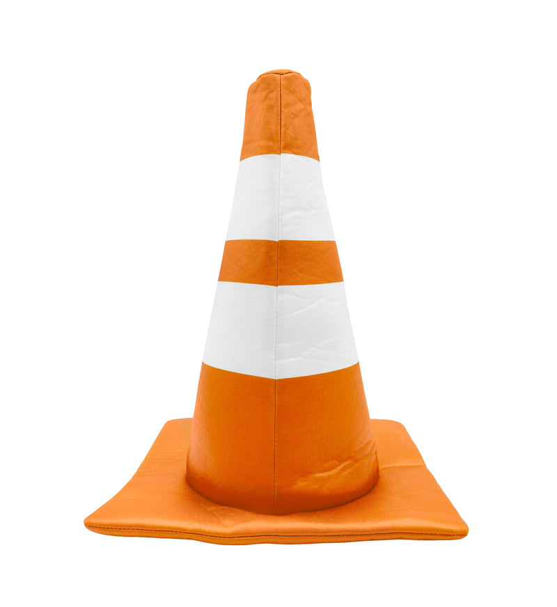 [Australia - AusPower] - Nicky Bigs Novelties Adult Orange Traffic Cone Hat - Road Construction Cones Hat - Funny Unisex Halloween Costume Accessory Headwear 