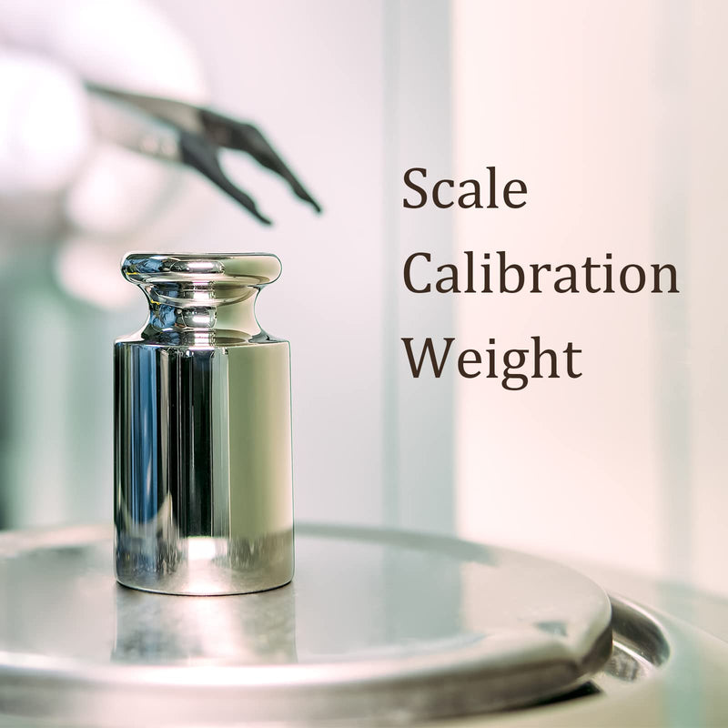 [Australia - AusPower] - Scale Calibration Weight - [50g x M1 Precision] Chrome Plated Steel Gram Weight for Digital Jewelry Scale Science Lab Balance, Silver Tone 