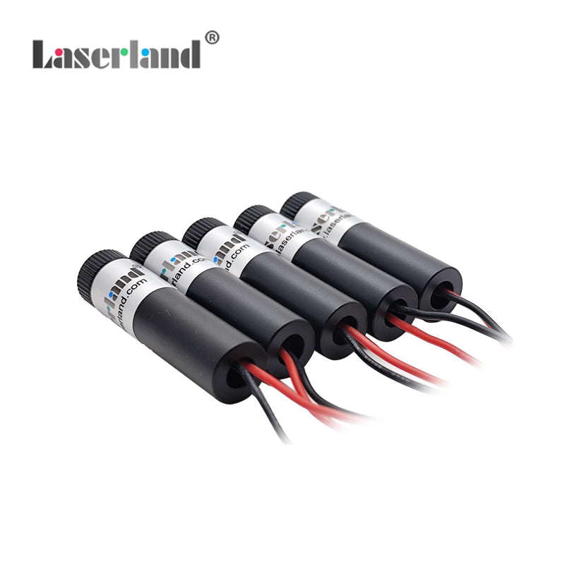 [Australia - AusPower] - 5pcs Red Light Source Line Projector Diode Module 12mm Diameter 5VDC 650nm 