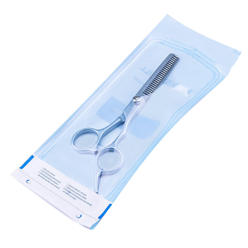 Pack of 200 Self-Sealing Sterilisation Bags, PVC Dental Sterilisation Bags, Self-Sealing Bag, Autoclave Steriliser Bag for Cleaning Tools (90 x 260 cm)