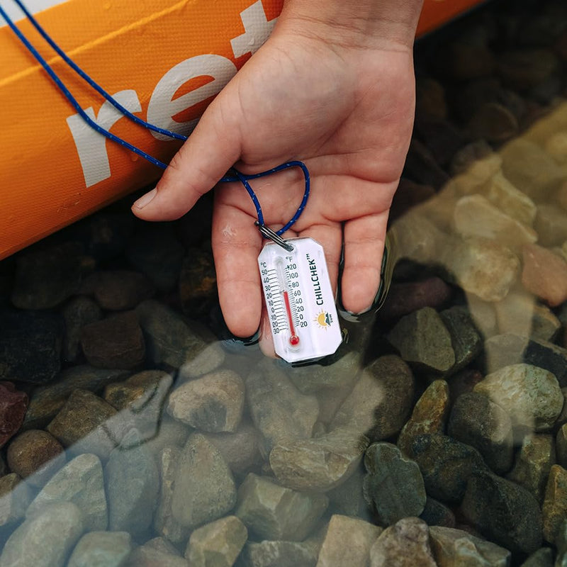 [Australia - AusPower] - Sun Company ChillChek - Waterproof Thermometer with Breakaway Lanyard | Water Proof Temperature Gauge for Swimming, Diving, Snorkeling, Fishing, or Camping | Small Portable Outdoor Thermometer 