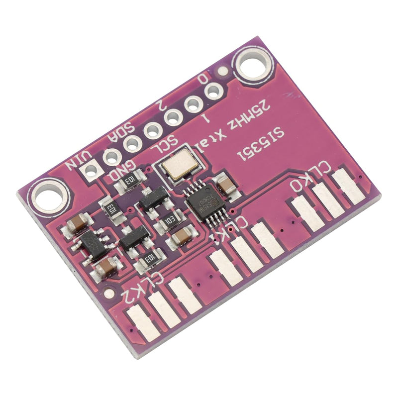 CJMCU-5351 Si5351A Clock Generator Breakout Board 3-5V DC 8KHz to 160MHz Signal Generator with High Linearity VCXO for Arduino (Pack of 2)