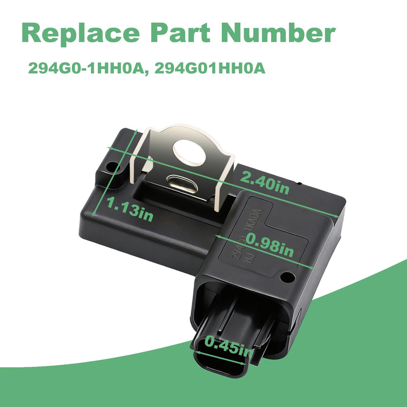 Battery Current Sensor Compatible with Nissan Altima 2013-2018 Leaf 2011-2012 Murano 2016-2017 Pathfinder 2013-2014 Quest 2011-2017 Versa 2014-2019 Versa Note 2014-2019 Replace# 294G0-1HH0A