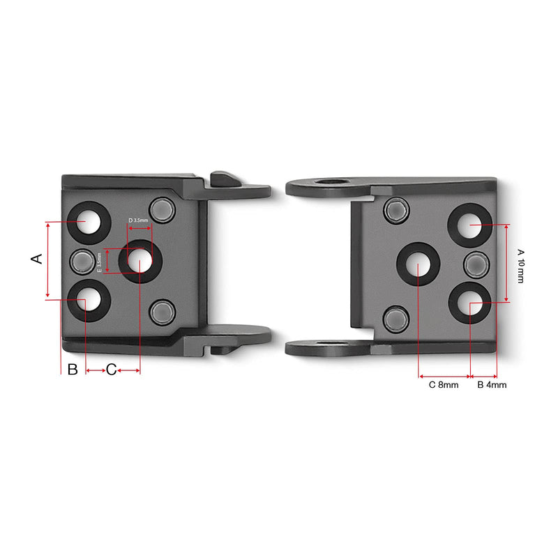 2pcs 39.4inch Drag Chain Cable Carrier Open Type R18 Wire Cable Chain for CNC Router Mill and 3D Printer,Extra 2 Pair End Connectors,1pc Screwdriver,9 Screws(10x15) 10x15（2pcs）