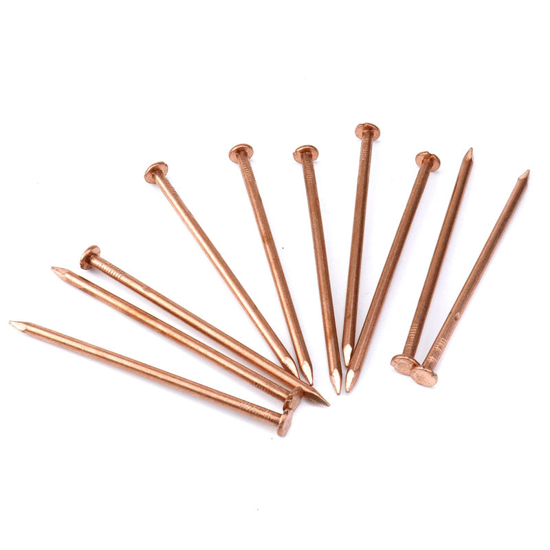 [Australia - AusPower] - MY MIRONEY 10 Pack 4 Inch Copper Nails Solid Copper Nail Spikes for Slating & Roofing 4" 