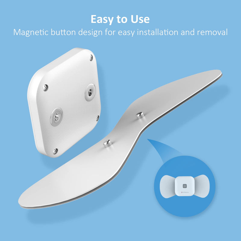 [Australia - AusPower] - Comfytemp TENS Unit Replacement Pads only for K6101, 4 Pack Wireless TENS Pads, 5.1" x 2.4" Reusable Self Adhesive Electrodes with Premium Quality, Non-Irritating Design for Muscle Stimulator Therapy 
