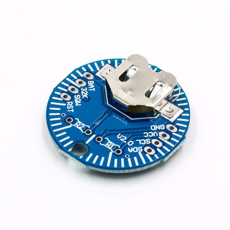 Hailege 2pcs RTC Module Real Time Clock Memory Module V2.0 I2C with Pin Header