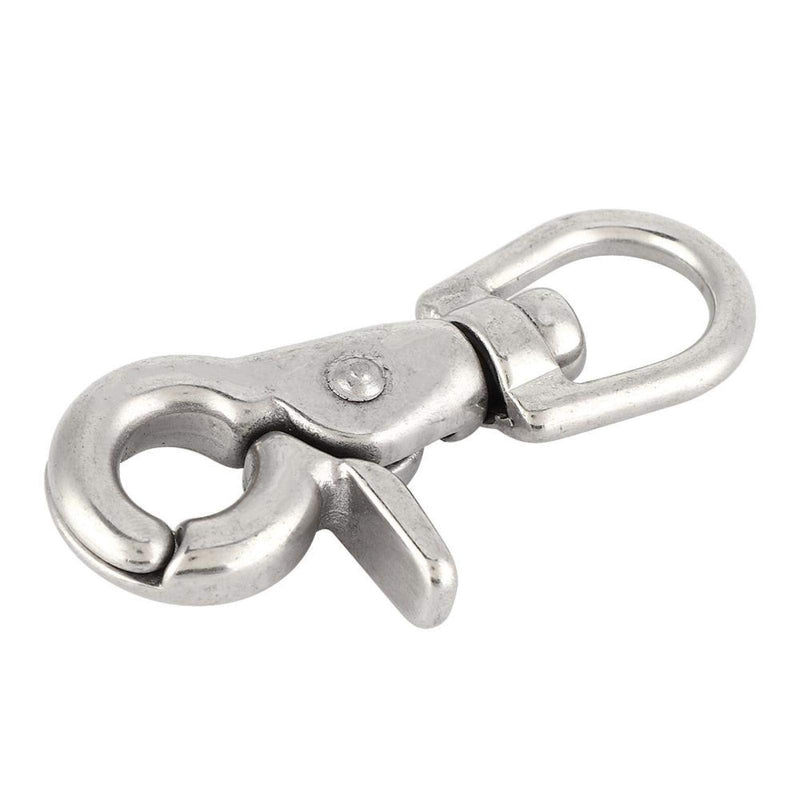 [Australia - AusPower] - Durable Stainless Steel Trigger Bolt Snap Clip Hook Set Metal Swivel Eye Lobster Clasp for Pet Leash for Houseboat Accessories 