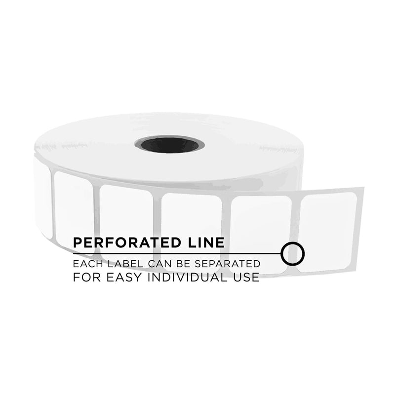 ChromaLabel 1.188 x 0.84 Inch Direct Thermal Labels, Ideal Mailing Label for Packages, Perforated Thermal Stickers Printer Label - 2710 Labels per Roll (Pack of 4) 1-3/16" x 27/32" (Pack of 4)