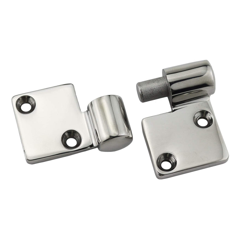 [Australia - AusPower] - NRC&XRC Pair of Stainless Steel 316 Heavy Duty Marine Grade 3.5" x 1.5"Left & Right Lift-Off/Take-Apart Hinge Hinge Cast Hinge W/Screws 