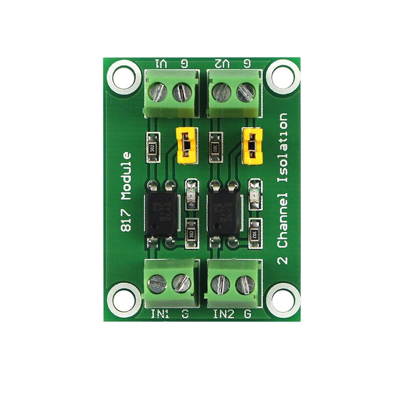 [Australia - AusPower] - 10pcs 817 Optocoupler 2-Way Voltage Insulation Board Voltage Control Switch Module, 3.6-30V Driver Photoelectric Insulated Module 