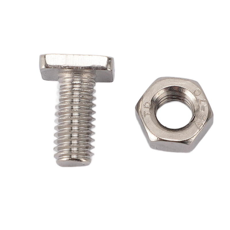 [Australia - AusPower] - 50 Sets Greenhouse Nuts and Bolts, Stainless Steel Ex Nuts and T Bolts Greenhouse Screws M6 X 13 Screws M6 Nuts Tool Assortment Set for Installing and Fixing Greenhouse 