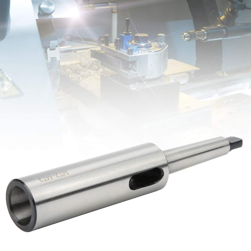[Australia - AusPower] - MT2 to MT3 Taper Drill Sleeve Adapter, Mk2 Mk3 Adapter Fast Steel Reducing Adapter for Lathe Milling MT2 to MT3 for Tapered Shank Drill Bit with Shank 