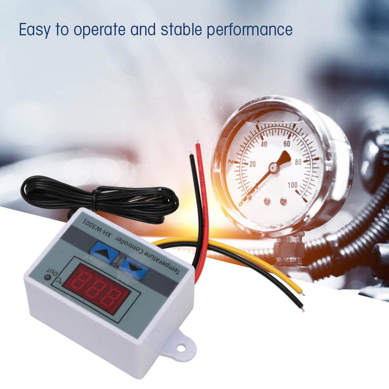 [Australia - AusPower] - XH-W3001 Temperature Controller Thermostat Switch, Digital LED Programmable Incubator Heating Cooling Electronic Thermostat with Waterproof Sensor Probe 24V/110-220V Range from -50℃ to 110℃(110-220V) 110-220V 