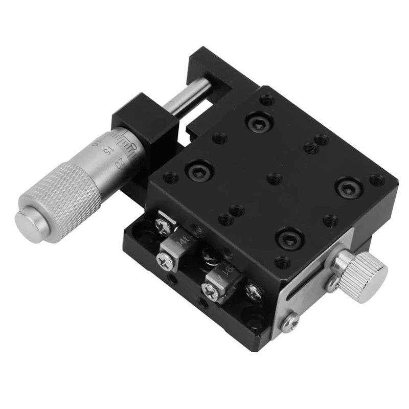 [Australia - AusPower] - Linear Stages, SEMX40-AS X Micrometer Linear Stages, 40×40mm Manual FinE Tuning Crossing Roller, Precise Linear Stage Displacement Trimming Bearing Sliding Table 