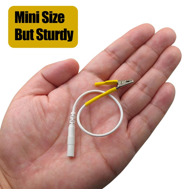 [Australia - AusPower] - Electrode Wire for Dry Needling Needles - BesCable 20pcs TENS Leading Wires with Alligator Clips for TENS Unit Physiotherapy Machine - 2.0mm Pin Female to Alligator Clip Cable 