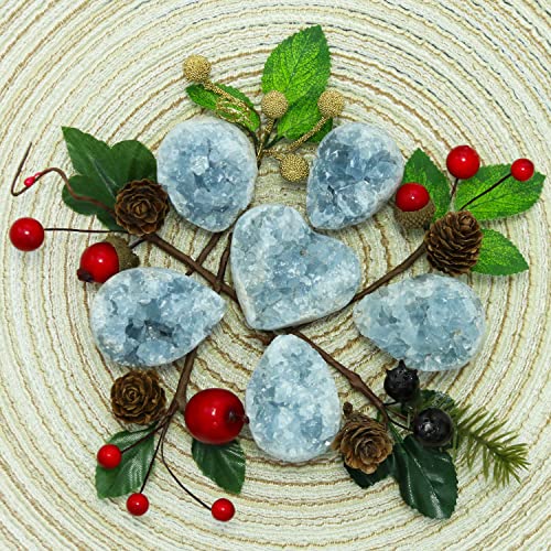 Celestite Crystals, Crystal Clusters, Angelite Crystal(100-150G)