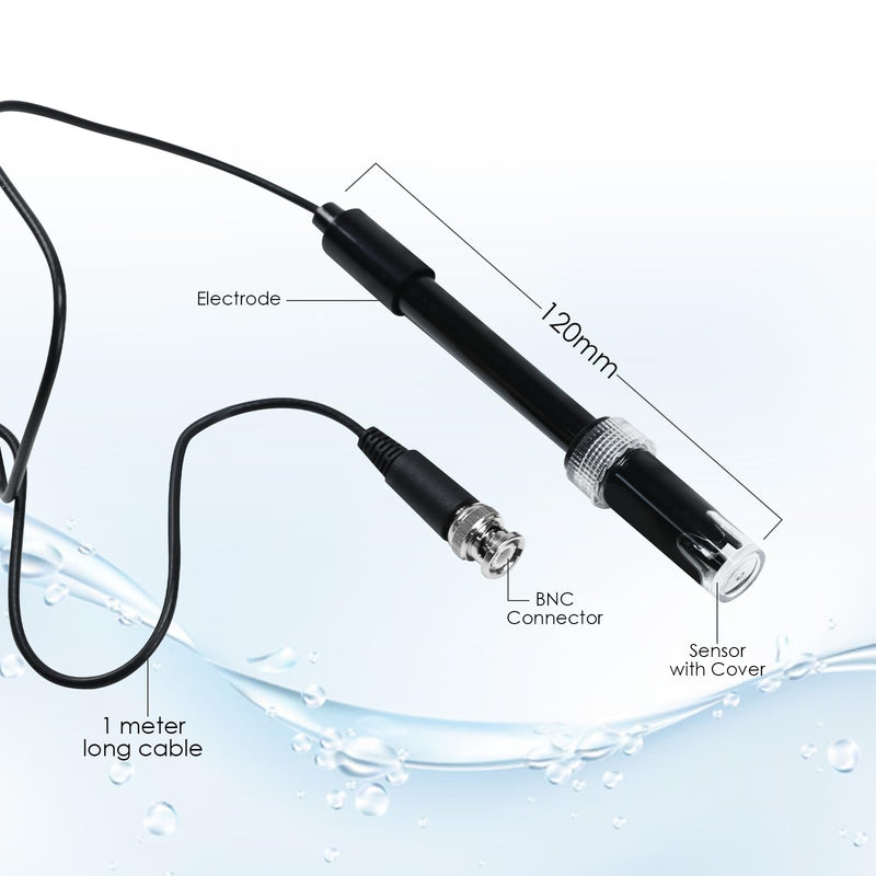 [Australia - AusPower] - ORP Electrode Probe ORP Instruments Controllers with BNC Connector for Water Quality Monitoring/Chemical/Wastewater Treatment(2M) 
