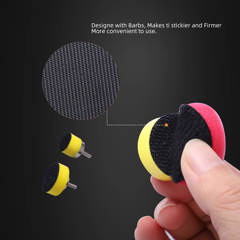 [Australia - AusPower] - Mini Buffing Polishing Pads, 30Pcs Mini Detail Polisher Pads Use On Rotary Tools, Cordless Electric Drill, Polisher Tool for Tight Area Detailing Polishing, for SPTA Polisher -SP-DP030USA 30Pcs DETAIL POLIHSING SETS + FLEXIBLE SHAFT 