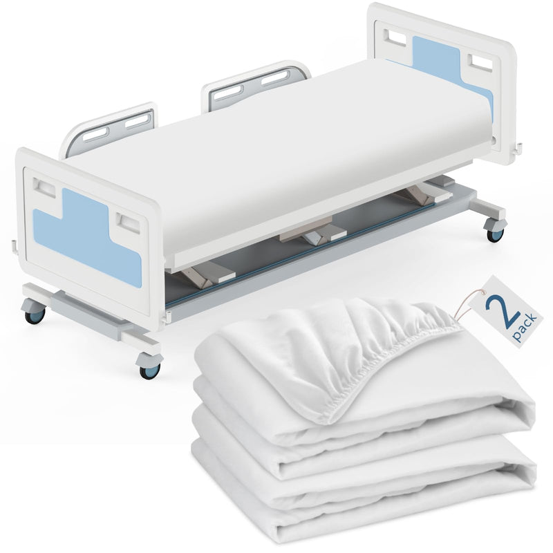 [Australia - AusPower] - Hospital Bed Sheets Fitted and Washable Incontinence Bed Pads for Adults, Elderly, Hospitals 
