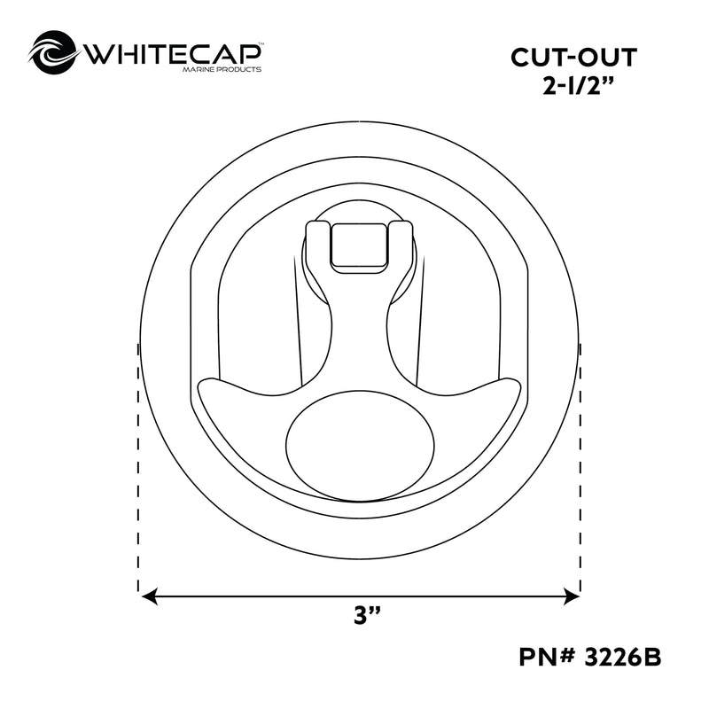 Whitecap T 3226BC T-handle
