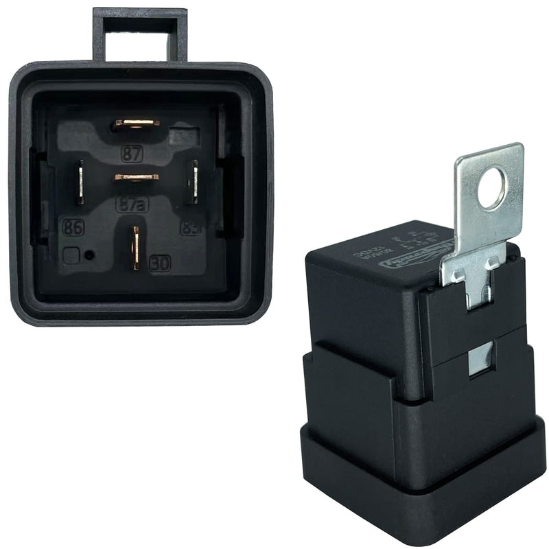irhapsody 12VDC 80/60Amp Waterproof Relay, 5-pin SPDT Automotive Relay with Pigtail 5 relays