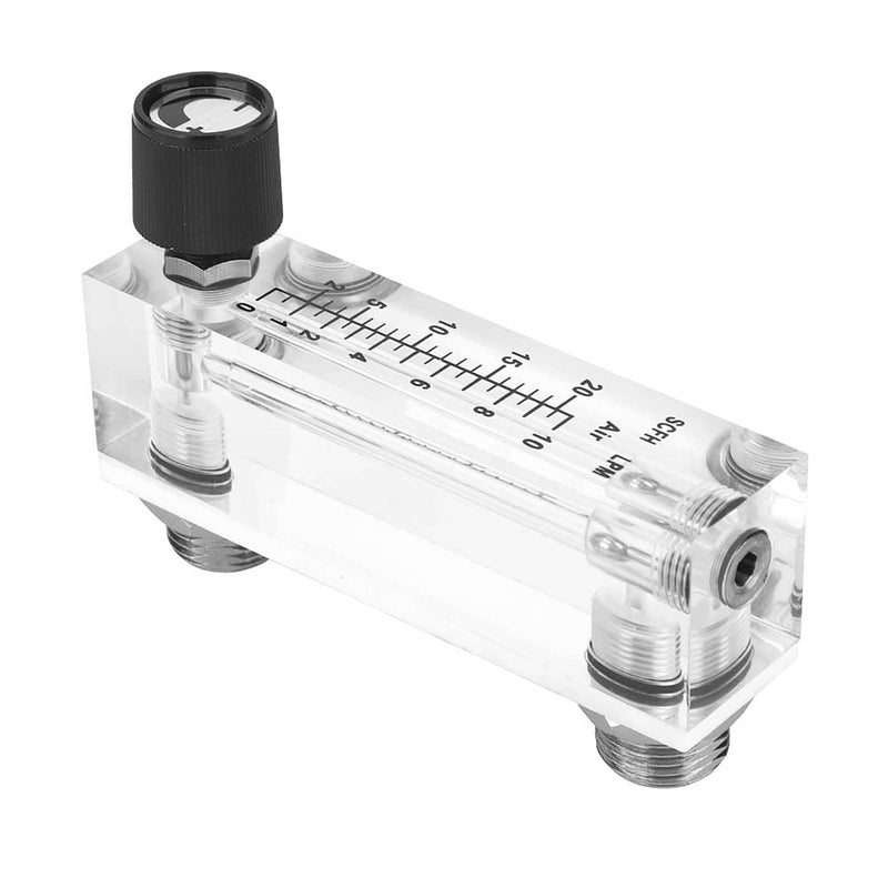 Panel Type Gas Flow Meter LZM-6T Acrylic Flow Meter Adjustable Panel 1~10LPM Flow Meter