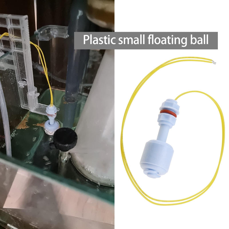 [Australia - AusPower] - 2pcs Liquid Level Sensor PP Float Switch Float Sensor Switch with Wire Plastic Small Float Switch for Water Dispensers Water Heaters Humidifiers 