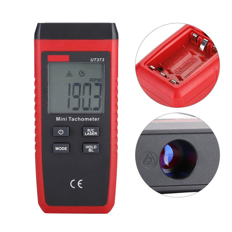 [Australia - AusPower] - UT373 Mini Non- Digital LCD Tachometer RPM Tach Speed Meter 
