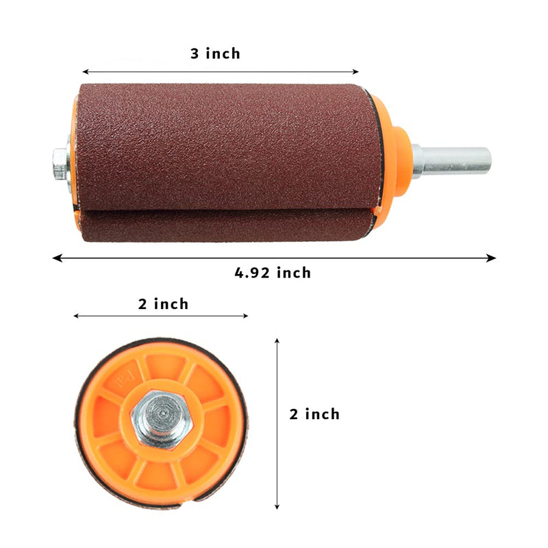 [Australia - AusPower] - O'SKOOL 2 inch x 3 inch Sanding Drum Kit for Drill or Drill Press 