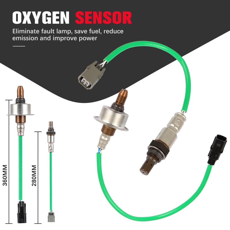[Australia - AusPower] - O2 Oxygen Sensor Upstream Downstream Compatible for Honda CR-V 2007 2008 2009 2010 2011 234-9091 234-4462 2PCS 
