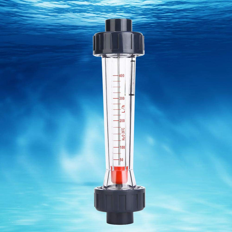 [Australia - AusPower] - Water Meter, ABS Plastic Tube Type Flowmeter 40-400L/H Water Meter 
