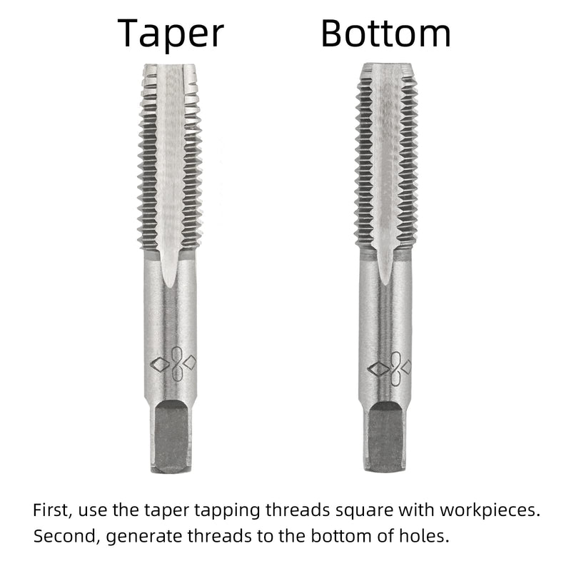 M30 X 1.5 Metric Hand Tap, Right Hand M30 X 1.5mm Threading Hand Tap 1Pair M30x1.5
