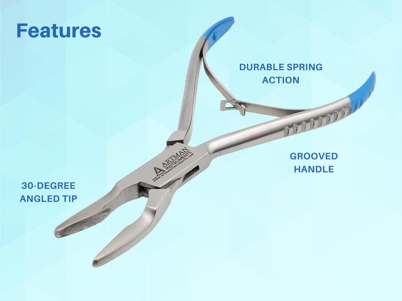 [Australia - AusPower] - Bone Rongeur 30 Degree Curved 6 Inch Blumenthal Surgical Dental Instruments by Artman Instruments 